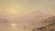unknow artist Morning on the Hudson Sweden oil painting artist